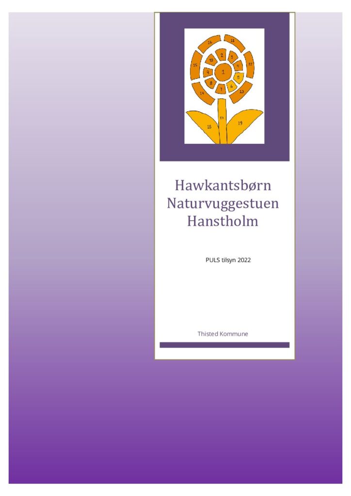 Tilsyns rapporter og evaluering for Hanstholm Naturvuggestue